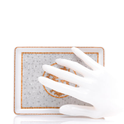 Hermes Porcelain Mosaique au 24 Sushi Plate 2 of 6