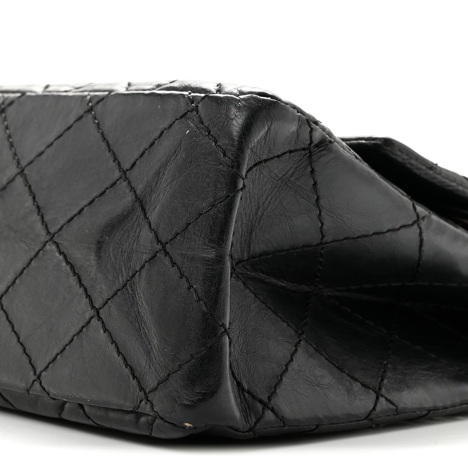 Chanel Aged Calfskin Quilted 2.55 Reissue 226 Flap Black 10 of 13