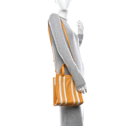 Balenciaga Veau Arena Multicolore XS Bazar Shopper Tote Jaune Miel White 2 of 18