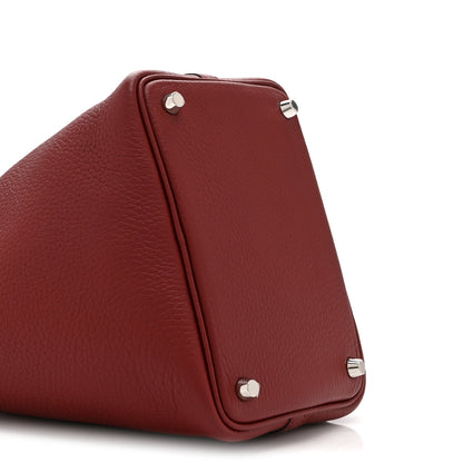 Hermes Taurillon Clemence Picotin Lock 18 PM Rouge H 9 of 11