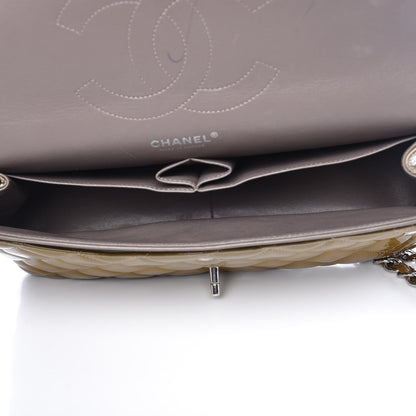 Chanel Patent Quilted Double Flap Light Brown 5 of 13
