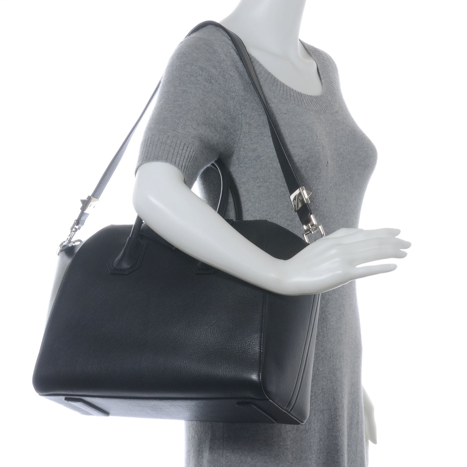 Givenchy Goatskin Medium Antigona Black 2 of 8