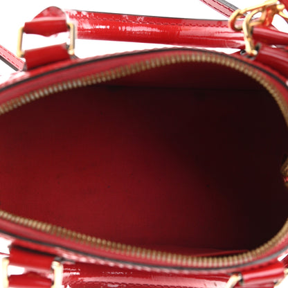 Louis Vuitton Vernis Alma BB Cherry 5 of 12