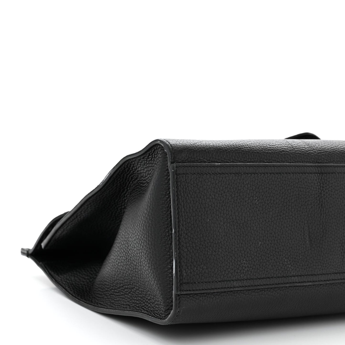 Calfskin Medium GG Marmont Top Handle Bag Black