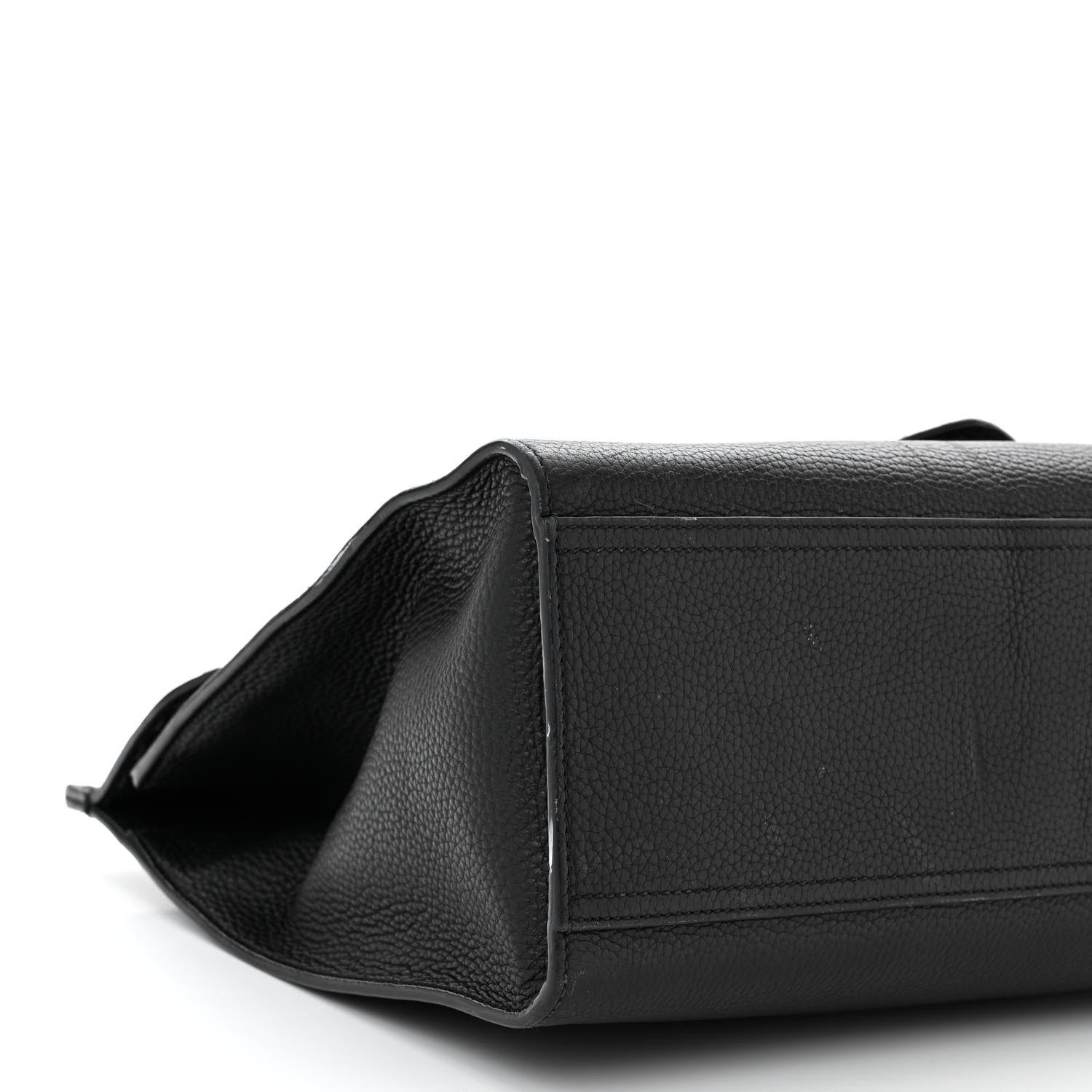 Gucci Calfskin Medium GG Marmont Top Handle Bag Black 9 of 12