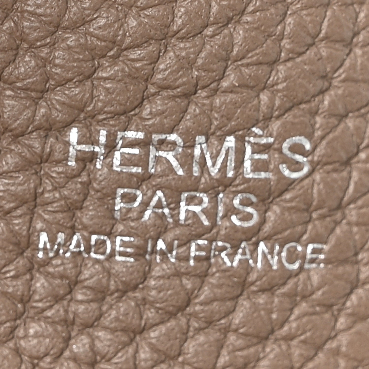 Hermes Taurillon Clemence Evelyne III PM Etoupe 6 of 10