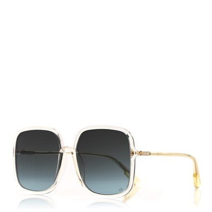 Christian Dior Acetate Square So Stellaire 1 Sunglasses Blue 1 of 9