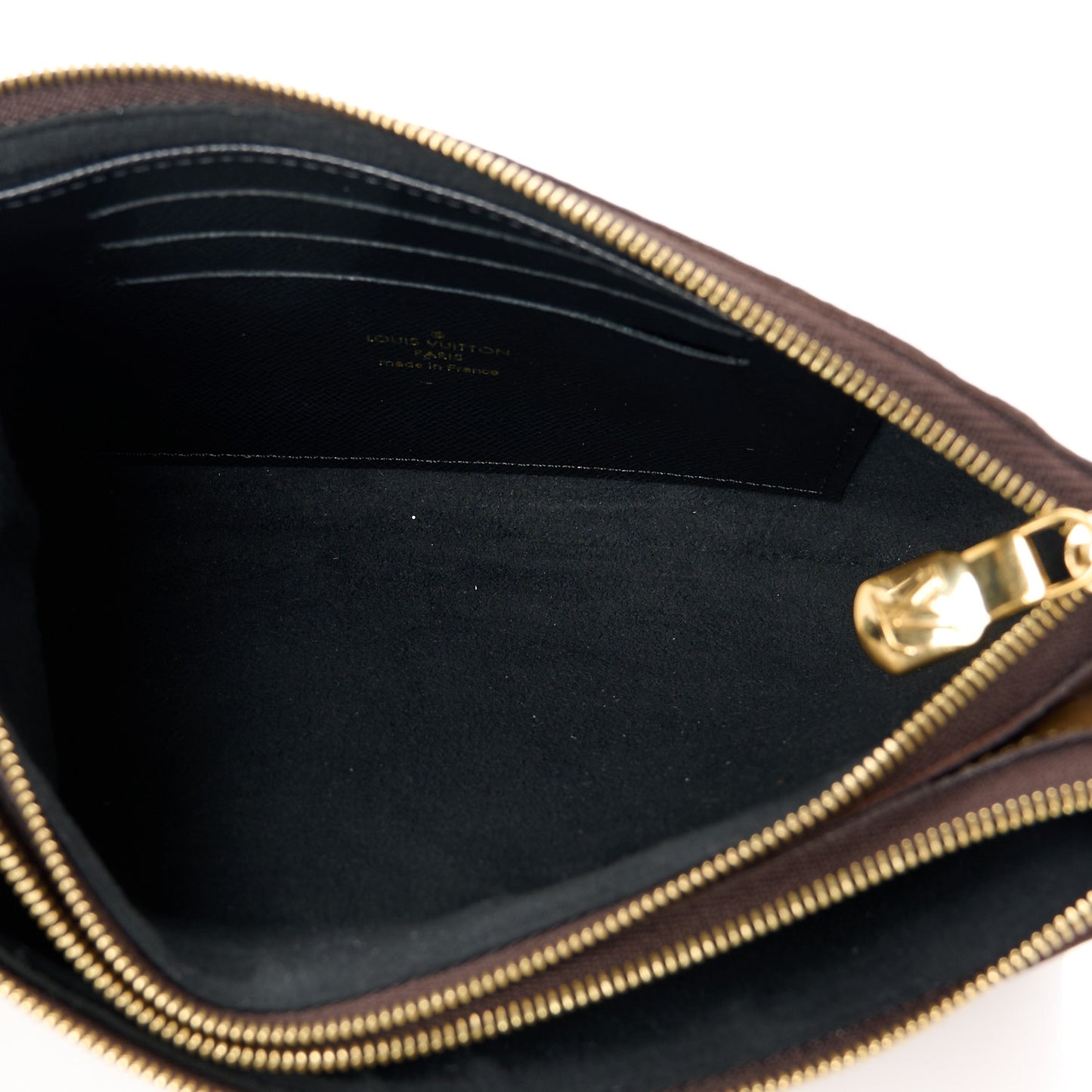 Reverse Monogram Giant Double Zip Pochette