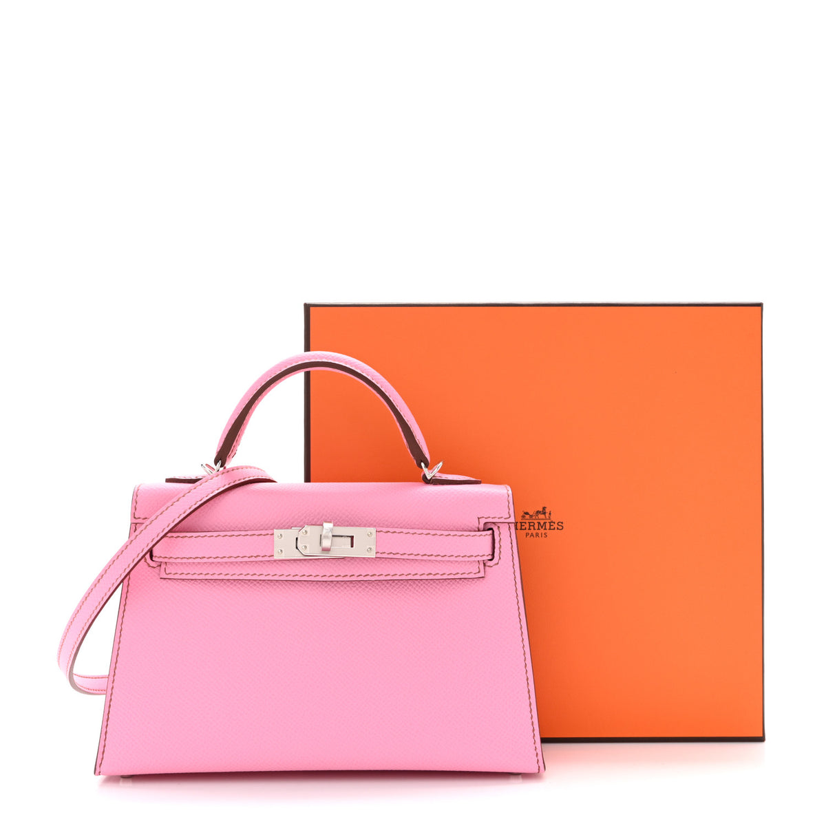 Hermes Epsom Mini Kelly Sellier 20 5P Pink 20 of 20