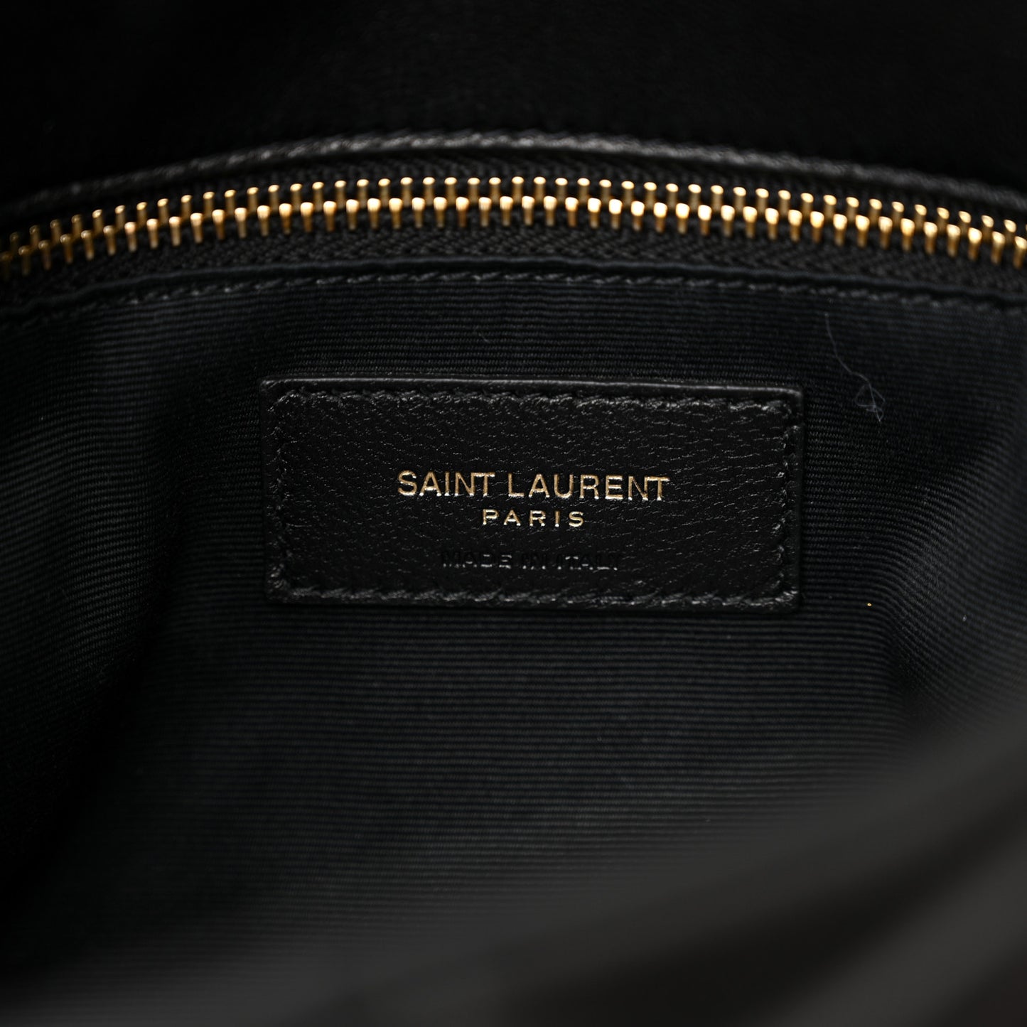 Lambskin Quilted Toy Loulou Puffer Monogram Chain Satchel Black