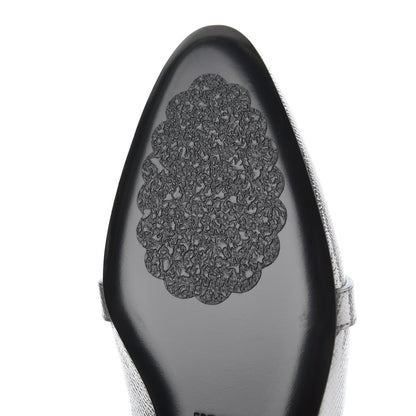 Hermes Epsom Pegase Ballerina Flats 36.5 Metalisse 9 of 13