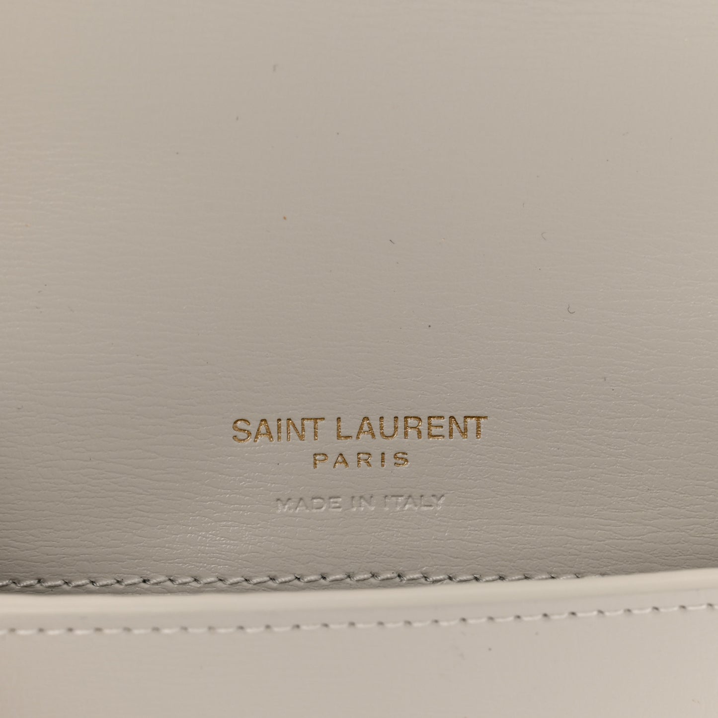 Smooth Calfskin Monogram Phone Holder Crossbody Crema Soft