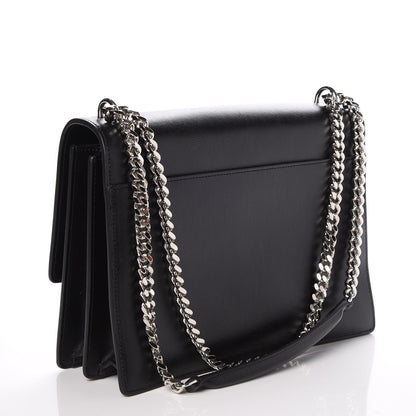 Saint Laurent Calfskin Large Monogram Sunset Black 3 of 8