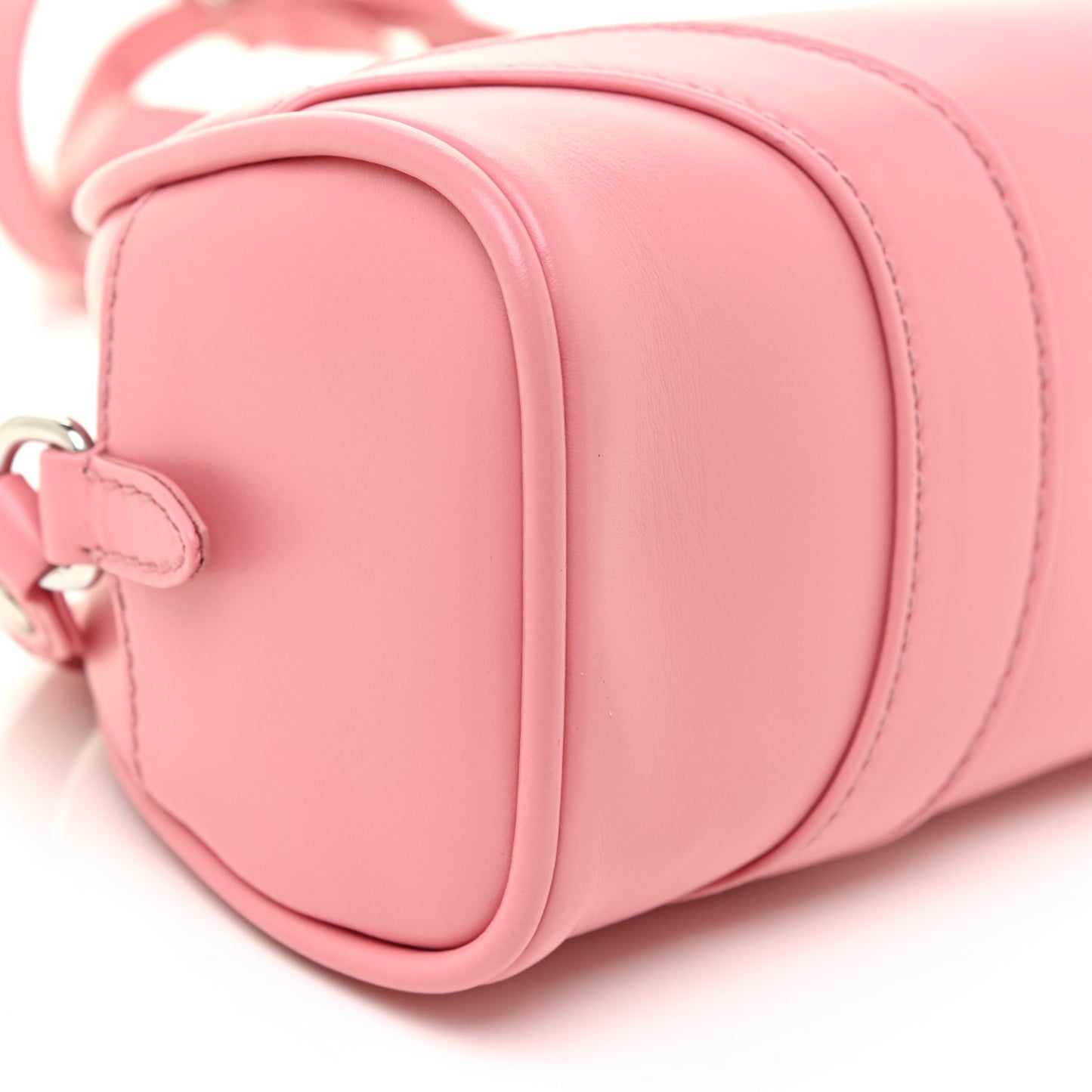 Soft Calfskin Bowling Crossbody Bag Petalo