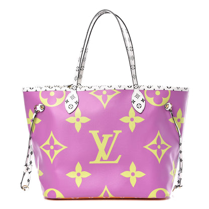 Louis Vuitton Monogram Giant Neverfull MM Pink Lilac 3 of 12