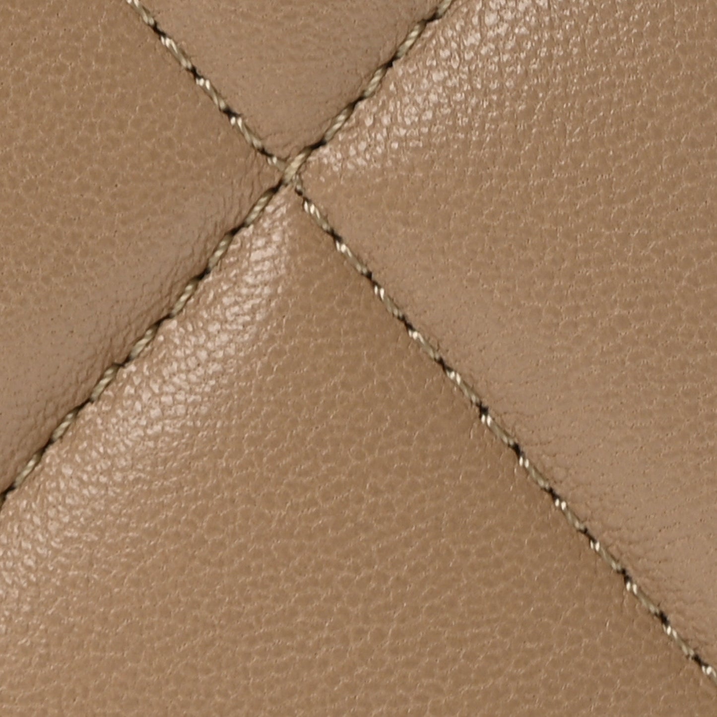 Lambskin Quilted Medium Chanel 19 Flap Dark Beige