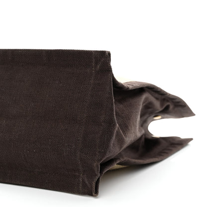 Saint Laurent Linen Calfskin Rive Gauche Tote Natural 11 of 13
