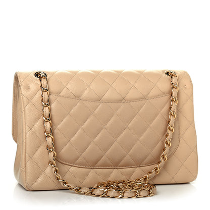 Chanel Caviar Quilted Jumbo Double Flap Beige Clair 2 of 4