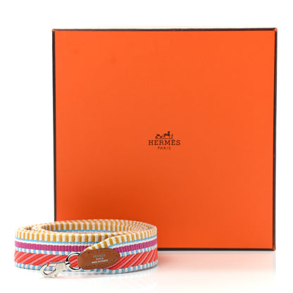 Hermes Toile Swift 25mm Sangle Cavale Shoulder Strap Magnolia Cappucine 7 of 7