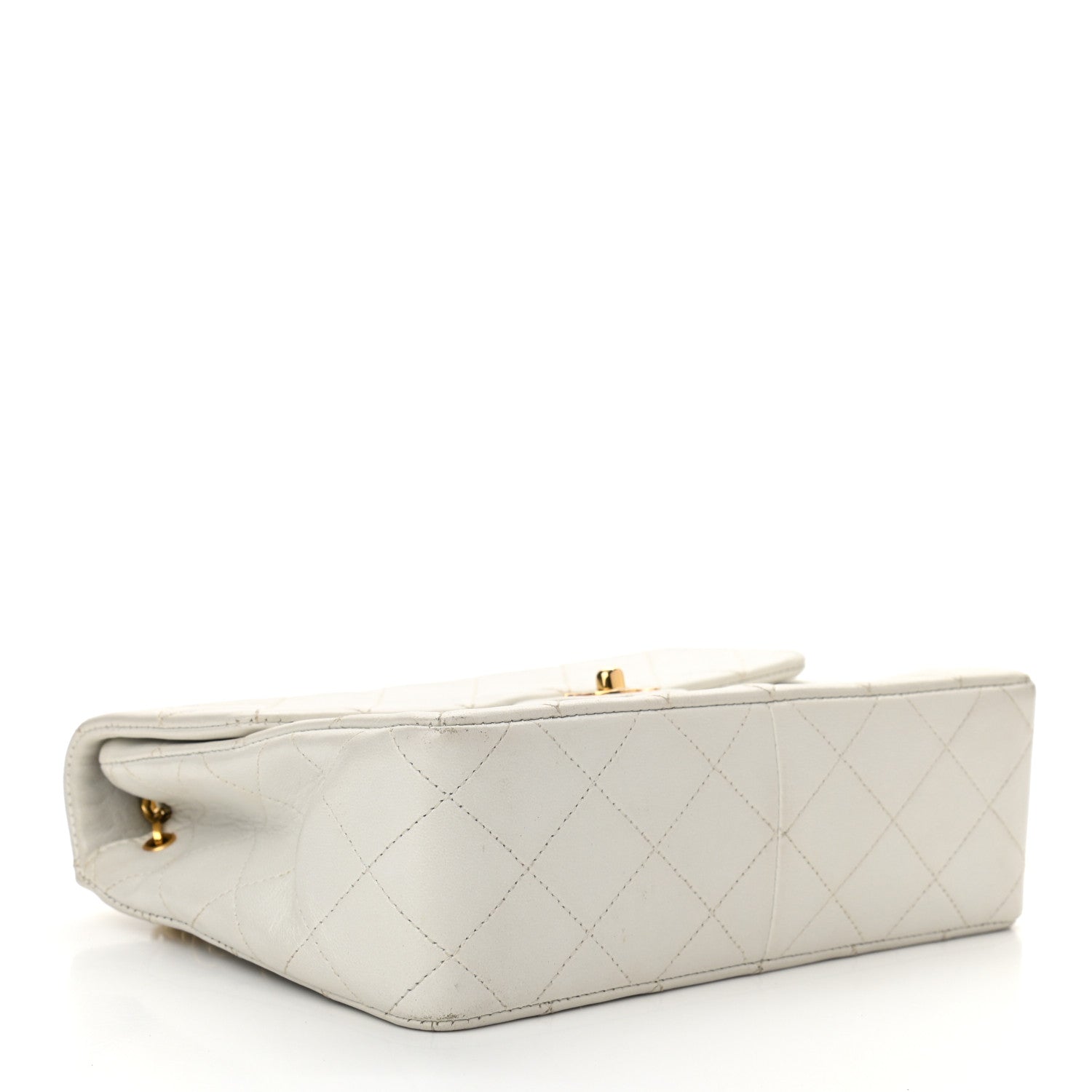 Chanel Lambskin Quilted Mini Square Flap White 3 of 9