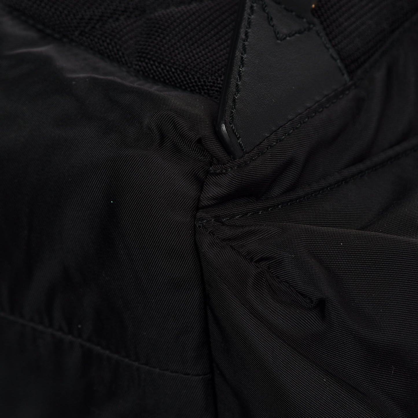 Nylon Medium Rucksack Backpack Black