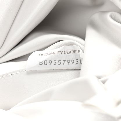 Bottega Veneta Nylon Jacquard Small The Point Triangle Bag Chalk 6 of 11