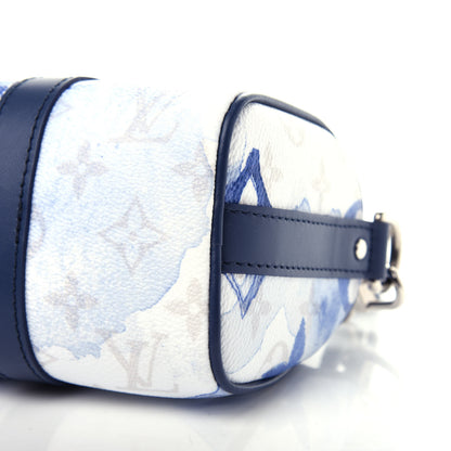 Louis Vuitton Monogram Watercolor Keepall XS Blue 9 of 10