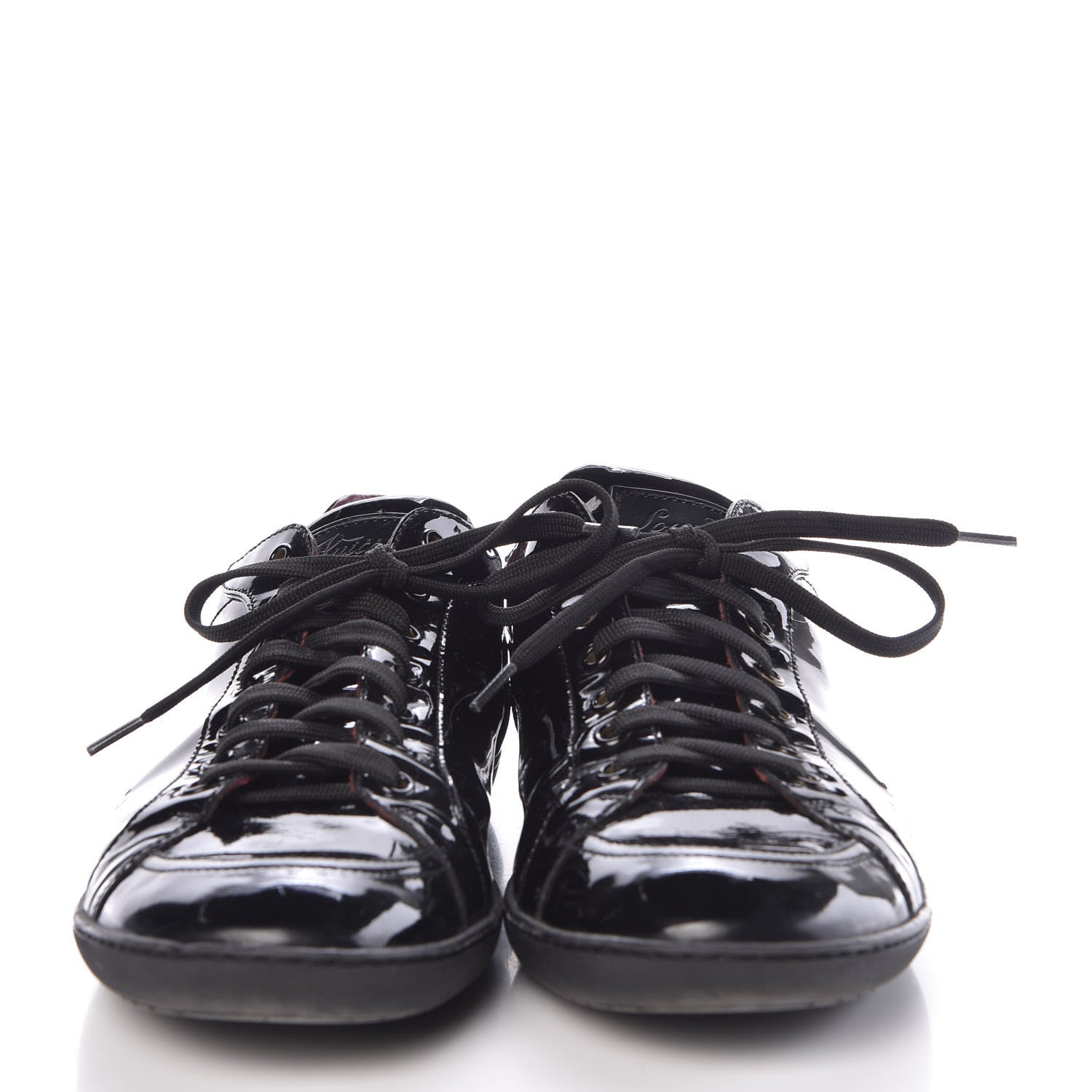 Louis Vuitton Patent Victoire Sneakers 8.5 Black 2 of 11