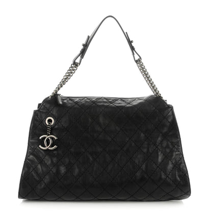 Chanel Calfskin CC Crave Tote Black 1 of 7