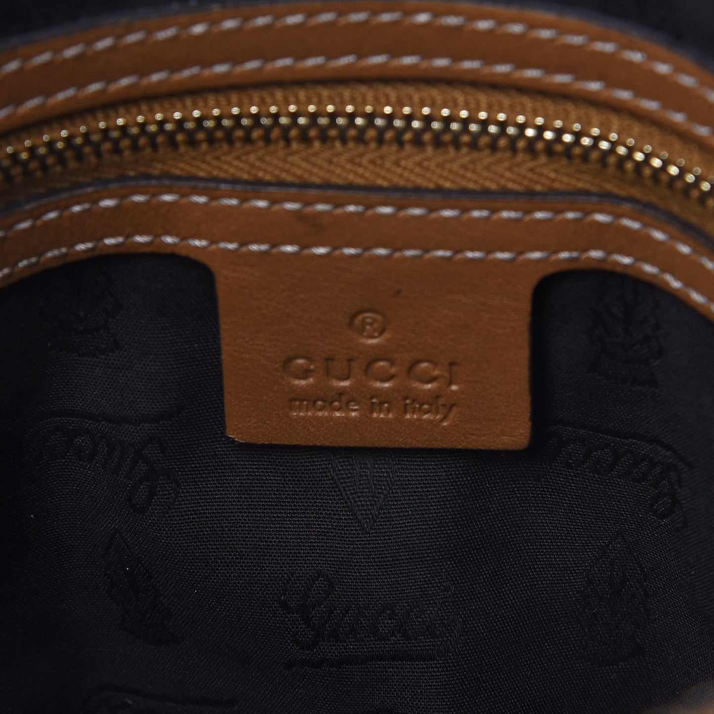 Guccissima Medium Top Handle Bag Light Brown