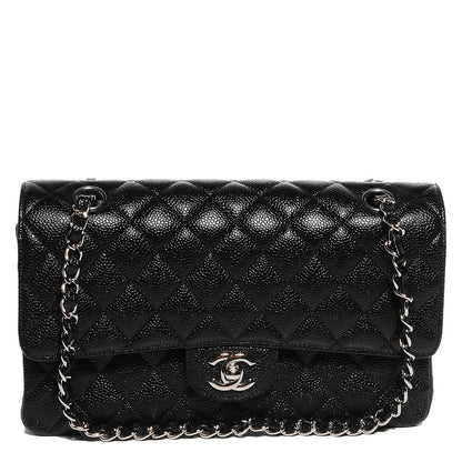 Chanel Caviar Quilted Medium Double Flap Black 1 of 8