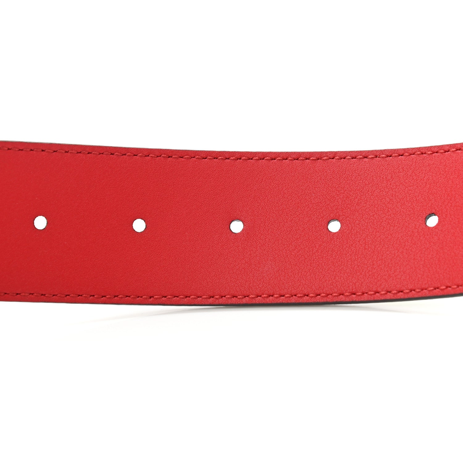 Gucci GG Plus Monogram Blooms Plaque Belt 85 34 Blue 5 of 6