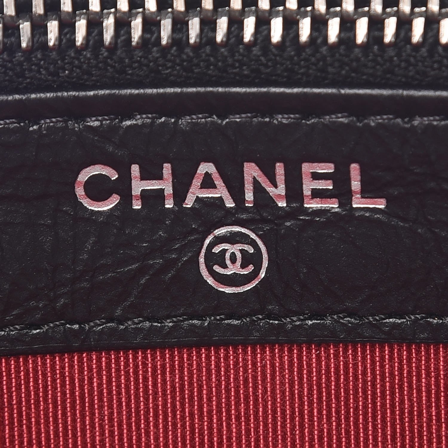 Chanel Aged Calfskin Quilted Small Gabrielle Clutch With Chain Black 9 of 12