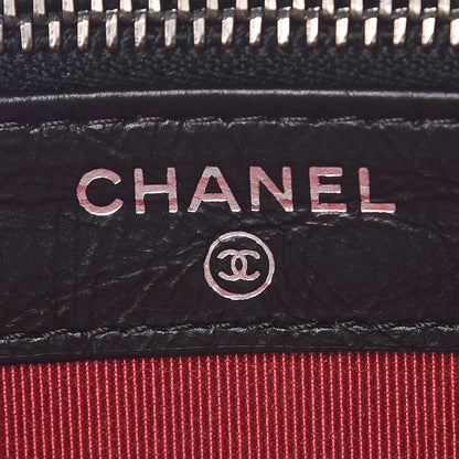 Chanel Aged Calfskin Quilted Small Gabrielle Clutch With Chain Black 9 of 12
