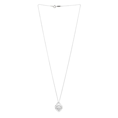 Tiffany Sterling Silver Small Return To Tiffany Heart Pendant Necklace 3 of 4