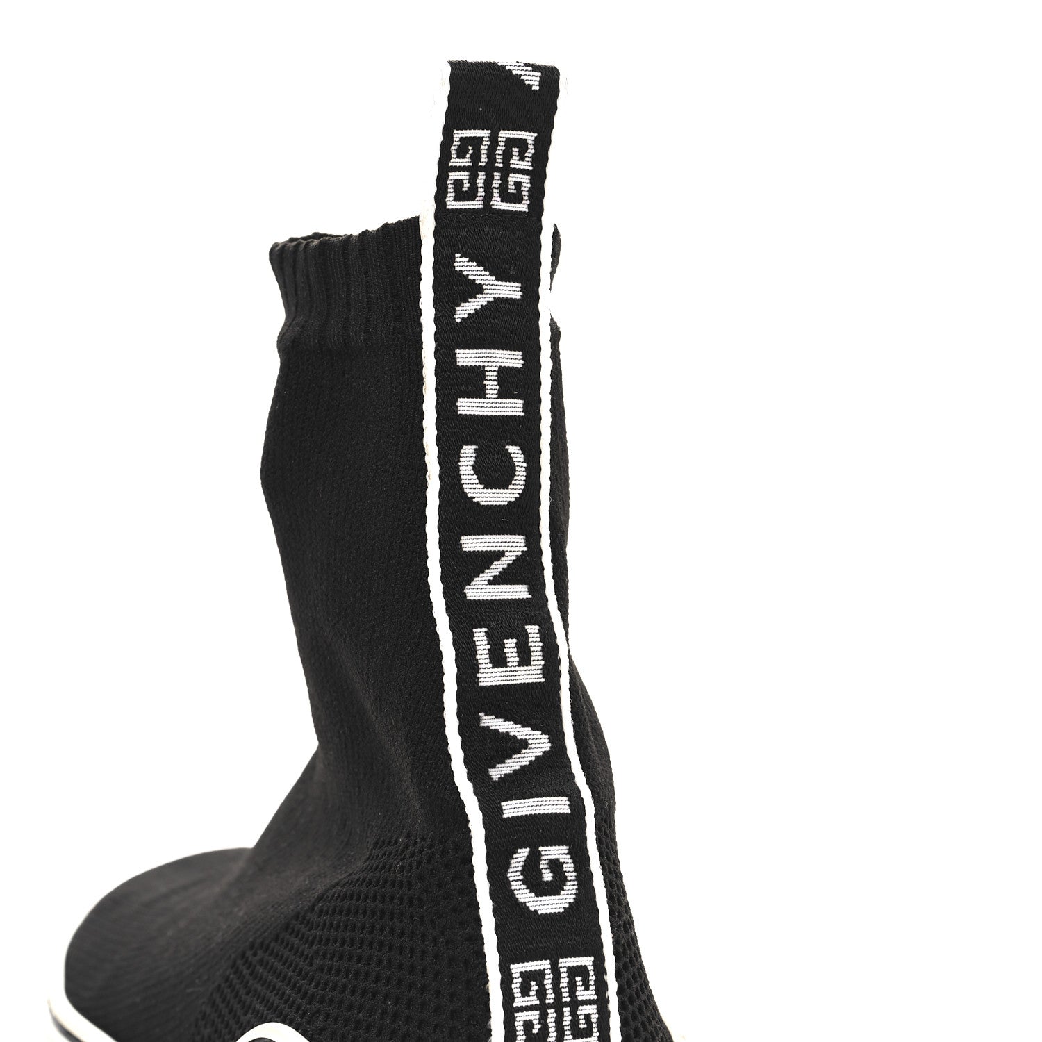 Givenchy Technical Canvas Knit Mens George V Sock Sneakers 40 Black 7 of 7