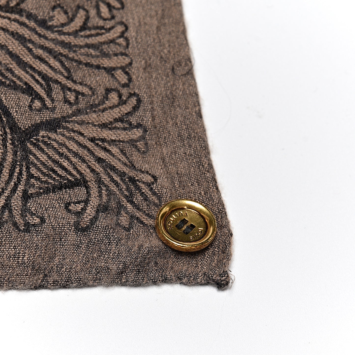 Knit Cashmere Silk Circle Rope Bandana Brown