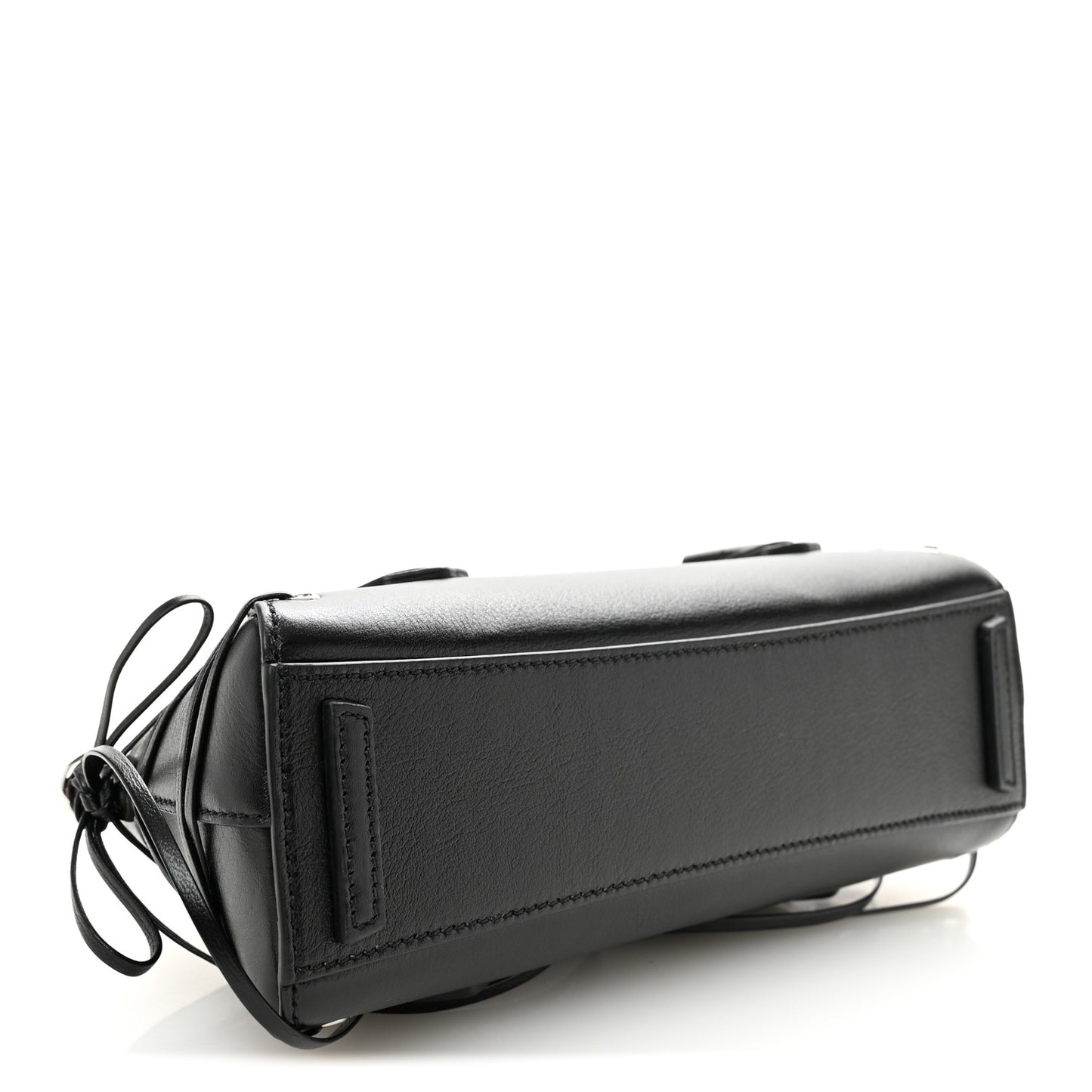 Calfskin Lace Mini Antigona Stretch Black