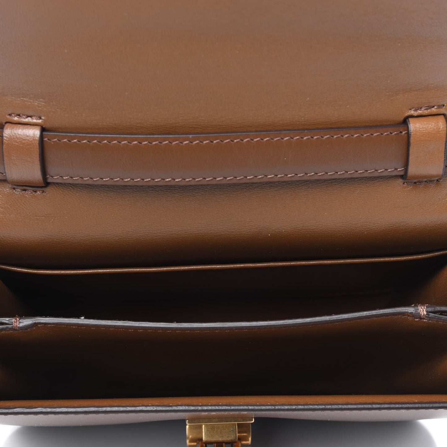 Box Calfskin Teen Classic Box Flap Bag Camel
