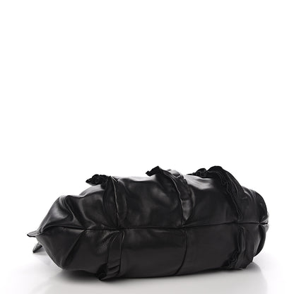 Prada Nappa Ruffle Bag Black 3 of 10