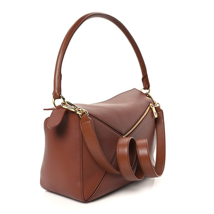 Loewe Nappa Lambskin Medium Featherlight Puzzle Bag Pecan 2 of 10