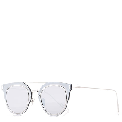 Christian Dior Composit 1.0 Round Sunglasses Silver 1 of 7