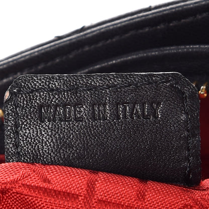 Christian Dior Lambskin Cannage Medium Lady Dior Black 7 of 13