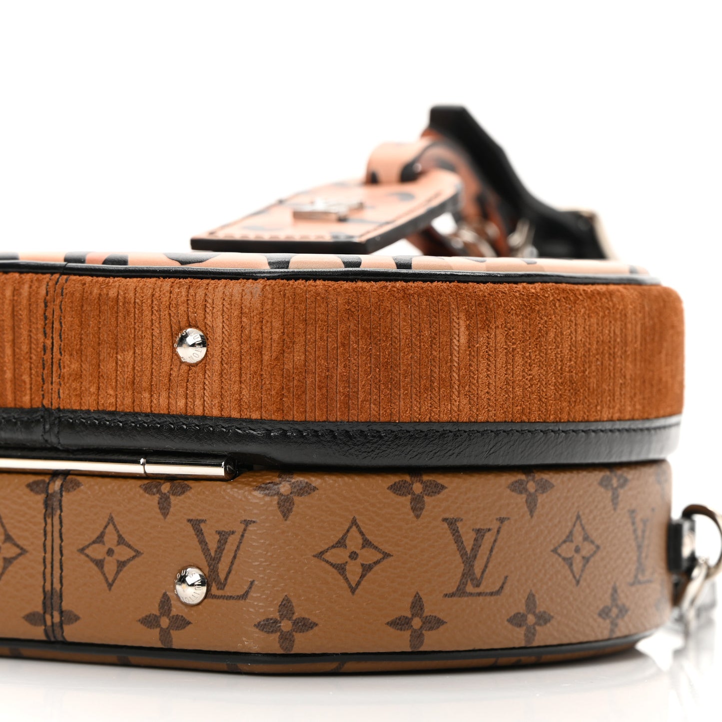 Reverse Monogram Leopard Petite Boite Chapeau