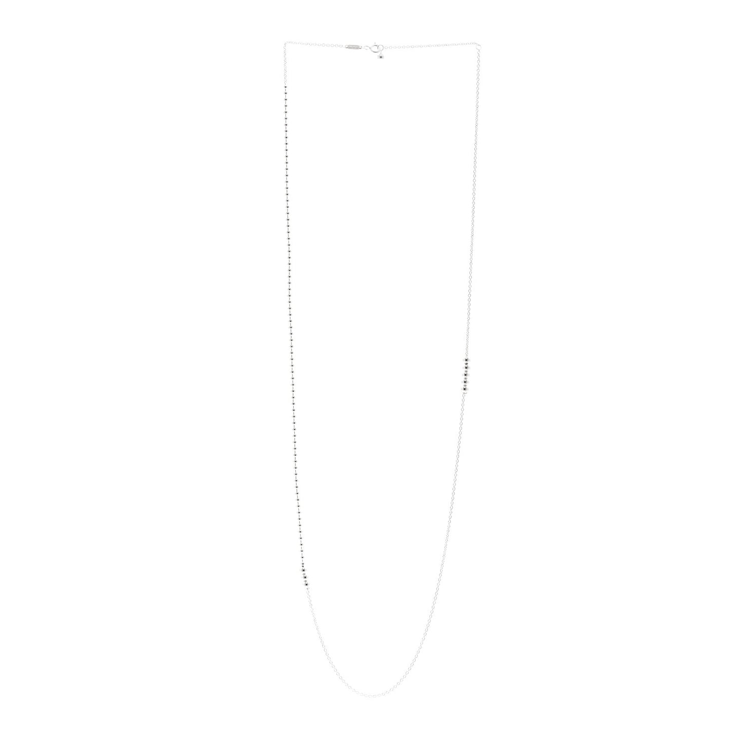 Sterling Silver Mixed Bead Necklace