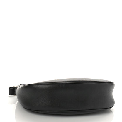 Celine Calfskin Studded Ava Logo Shoulder Bag Black 4 of 8