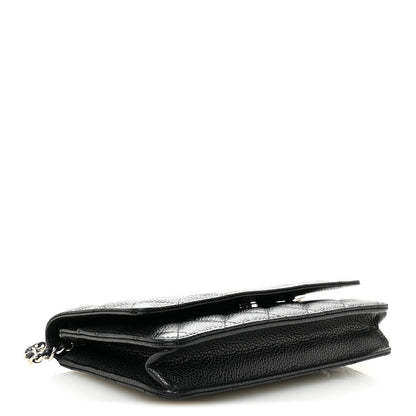 Chanel Caviar Quilted Wallet on Chain WOC Black 4 of 13