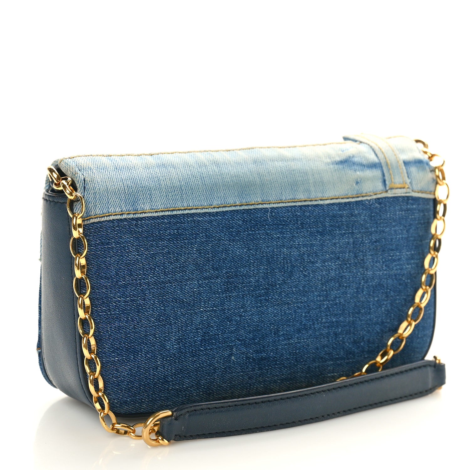 Dolce & Gabbana Denim DG Girls Shoulder Bag Blue 2 of 10