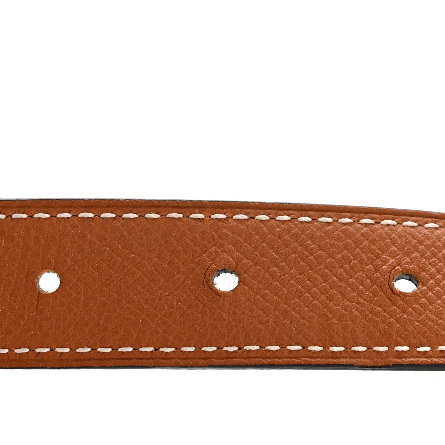 Hermes Swift Epsom 24mm Belt Strap 90 36 Black Gold 5 of 6