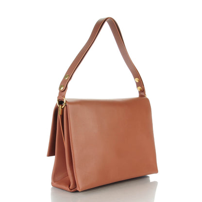 Celine Calfskin Blade Flap Sienna 3 of 7